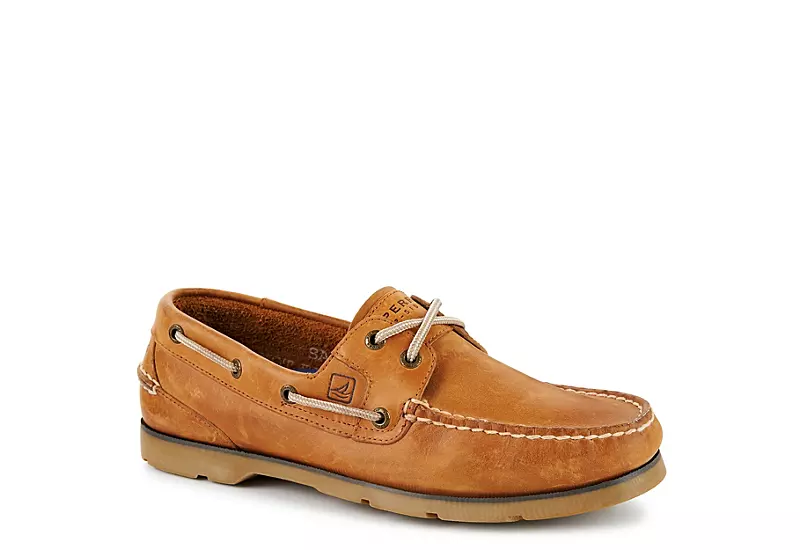Sperry Mens Leeward Boat Shoe - Tan 1 Sperry Mens Leeward Boat Shoe - Tan