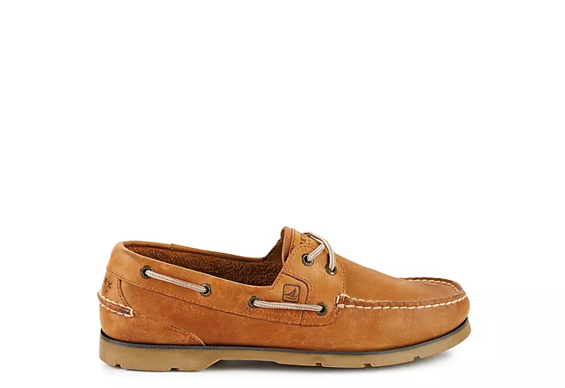 Sperry Mens Leeward Boat Shoe - Tan 2 Sperry Mens Leeward Boat Shoe - Tan - Image 2