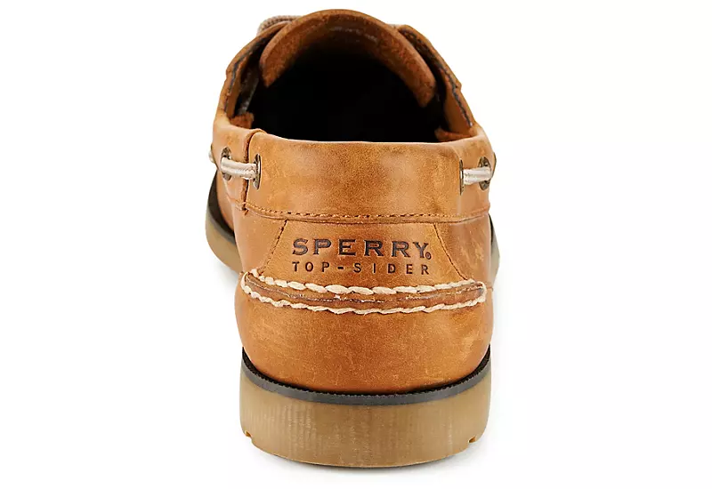 Sperry Mens Leeward Boat Shoe - Tan 3 Sperry Mens Leeward Boat Shoe - Tan - Image 3