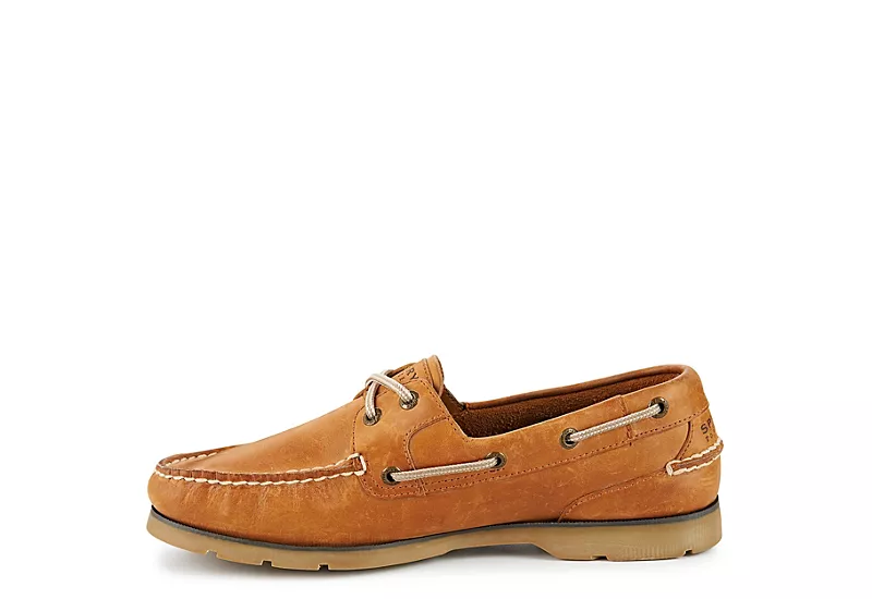 Sperry Mens Leeward Boat Shoe - Tan 4 Sperry Mens Leeward Boat Shoe - Tan - Image 4