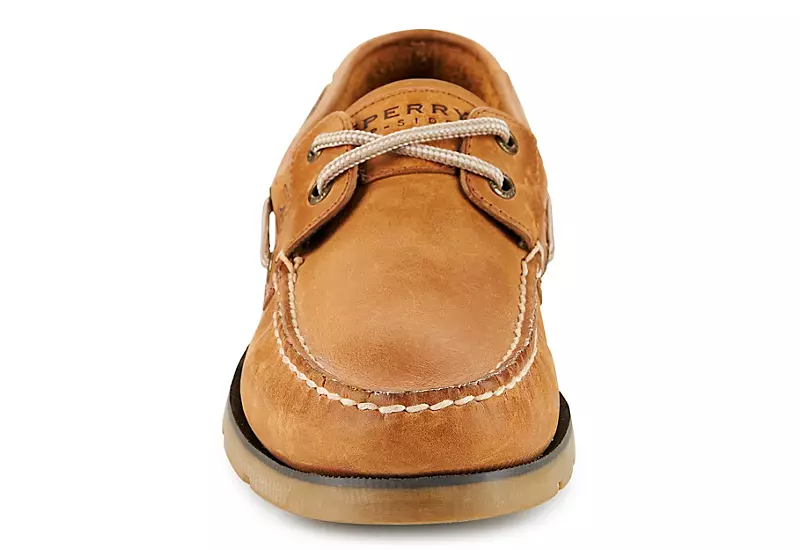 Sperry Mens Leeward Boat Shoe - Tan 5 Sperry Mens Leeward Boat Shoe - Tan - Image 5