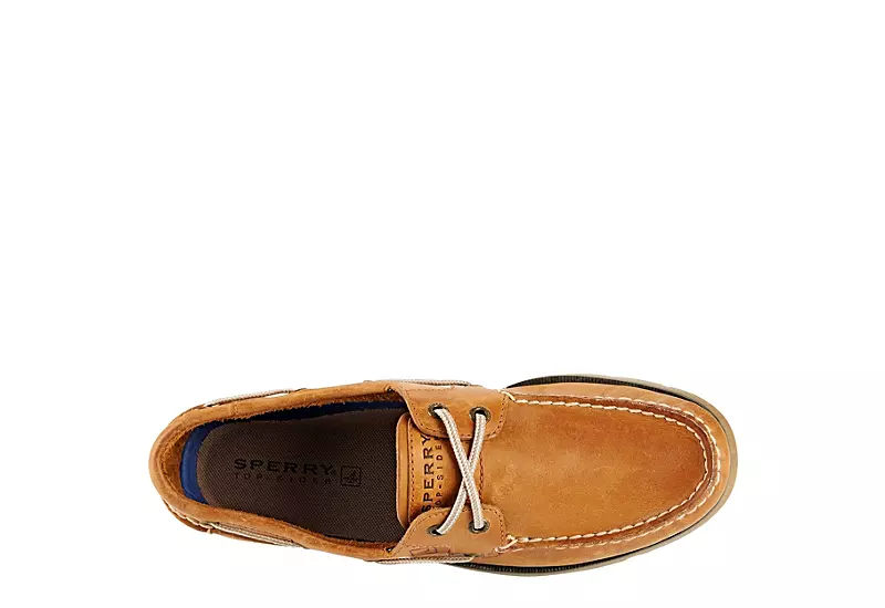 Sperry Mens Leeward Boat Shoe - Tan 6 Sperry Mens Leeward Boat Shoe - Tan - Image 6