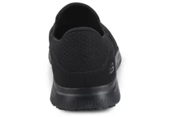 Skechers Mens Mcallen Slip Resistant Work Shoe - Black -Boot Shoes store US 01 318033 02