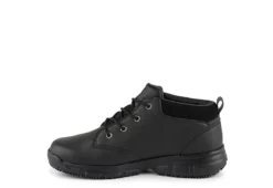 Fila Mens Mike Slip Resistant Work Shoe - Black -Boot Shoes store US 01 318034 03