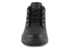 Fila Mens Mike Slip Resistant Work Shoe - Black -Boot Shoes store US 01 318034 04