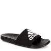Adidas Mens Adilette Logo Slide Sandal - Black