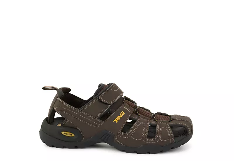 Teva Mens Fore Bay Outdoor Sandal - Brown 2 Teva Mens Fore Bay Outdoor Sandal - Brown - Image 2