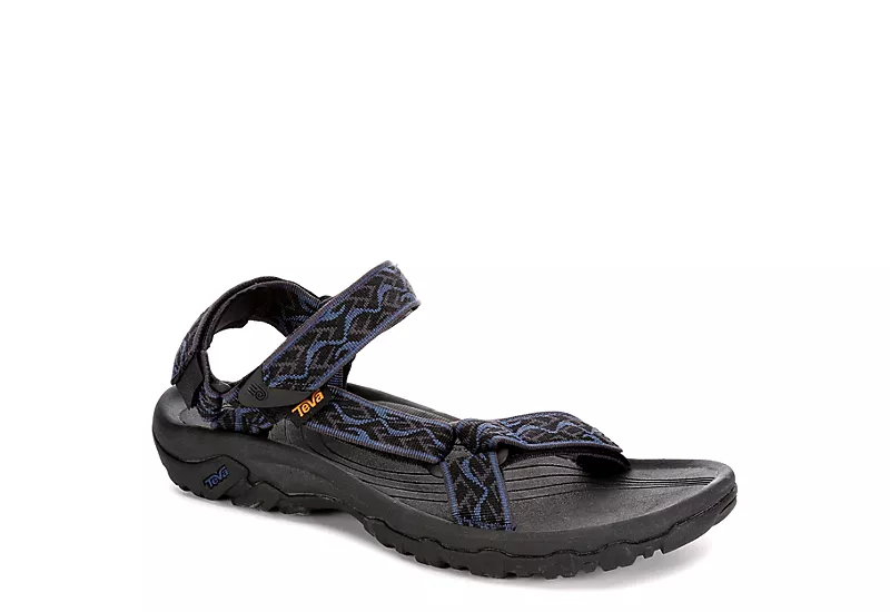 Teva Mens Hurricane 4 Outdoor Sandal - Blue 1 Teva Mens Hurricane 4 Outdoor Sandal - Blue