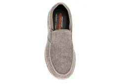 Skechers Mens Moseco Slip On Sneaker - Taupe -Boot Shoes store US 01 335293 05
