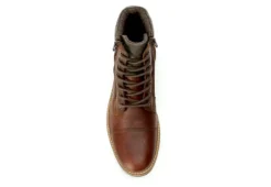 Franco Fortini Mens Dalton Lace-up Boot - Brown -Boot Shoes store US 01 354116 05