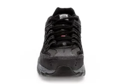 Skechers Mens 77055 Steel Toe Work Shoe - Black -Boot Shoes store US 01 355057 02