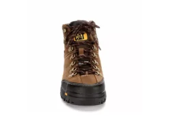 Caterpillar Mens Threshold Waterproof Steel Toe Work Boot - Brown -Boot Shoes store US 01 355062 02