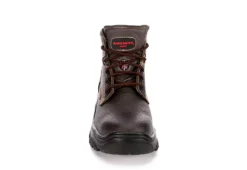 Skechers Mens Burgin-tarlac Steel Toe Work Boot - Brown -Boot Shoes store US 01 355063 02