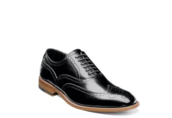 Stacy Adams Mens Dunbar Wingtip Oxford - Black