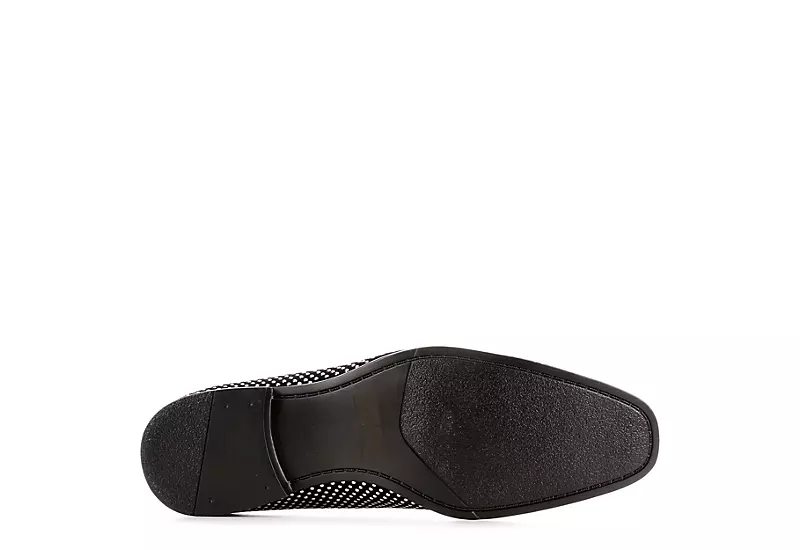 Stacy Adams Mens Swagger Studded Slip On Oxford - Black 7 Stacy Adams Mens Swagger Studded Slip On Oxford - Black - Image 7