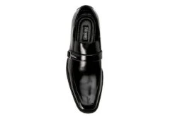 Stacy Adams Mens Abram Moc Toe Bit Slip On Oxford - Black -Boot Shoes store US 01 420070 05