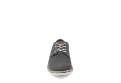 Nunn Bush Mens Barklay Canvas Oxford - Dark Grey -Boot Shoes store US 01 500464 02