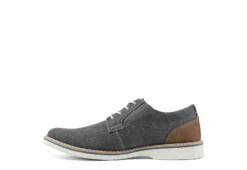 Nunn Bush Mens Barklay Canvas Oxford - Dark Grey -Boot Shoes store US 01 500464 03