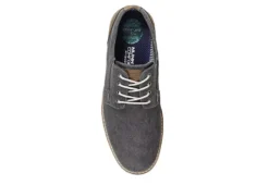 Nunn Bush Mens Barklay Canvas Oxford - Dark Grey -Boot Shoes store US 01 500464 05