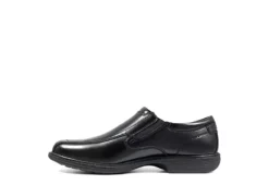 Nunn Bush Mens Bleeker Street Bike Toe Slip On Oxford - Black -Boot Shoes store US 01 500487 03
