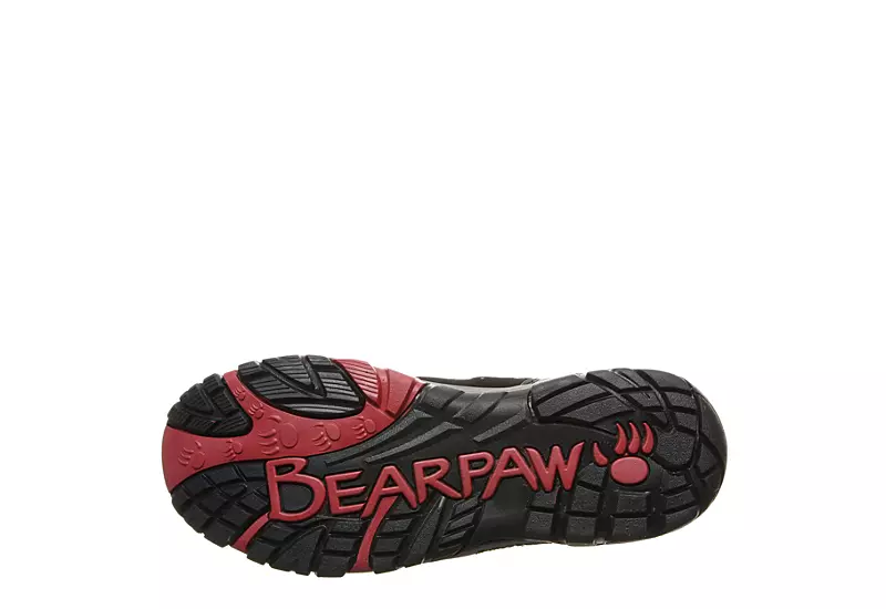 Bearpaw Mens Brock Mid Hiking Boot - Black 4 Bearpaw Mens Brock Mid Hiking Boot - Black - Image 4