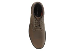 Rockport Mens Rugged Bucks Waterproof Chukka Boot - Tan -Boot Shoes store US 01 500679 03