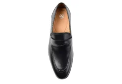 Thomas & Vine Mens Bishop Penny Loafer Oxford - Black -Boot Shoes store US 01 500742 05
