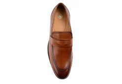 Thomas & Vine Mens Bishop Penny Loafer Oxford - Cognac -Boot Shoes store US 01 500743 05