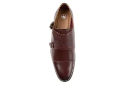Thomas & Vine Mens Calvin Monk Strap Oxford - Brown -Boot Shoes store US 01 500744 05
