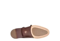 Thomas & Vine Mens Calvin Monk Strap Oxford - Brown -Boot Shoes store US 01 500744 06