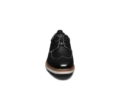 Stacy Adams Mens Synergy Wingtip Oxford - Black -Boot Shoes store US 01 500771 02