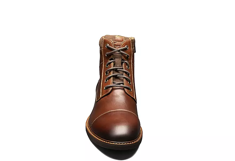 Florsheim Mens Lodge Cap Toe Lace-up Boot - Chestnut 3 Florsheim Mens Lodge Cap Toe Lace-up Boot - Chestnut - Image 3