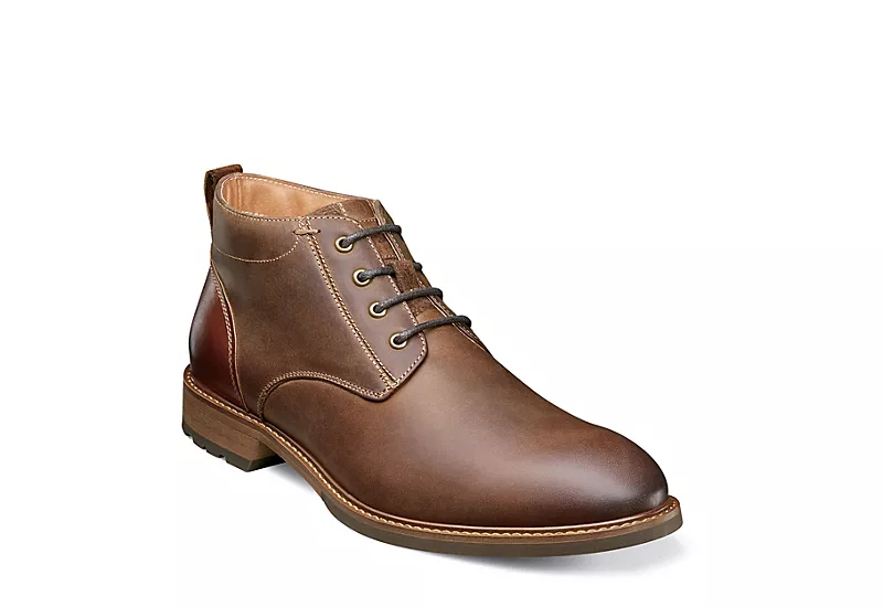 Florsheim Mens Lodge Plain Toe Chukka Boot - Brown 1 Florsheim Mens Lodge Plain Toe Chukka Boot - Brown
