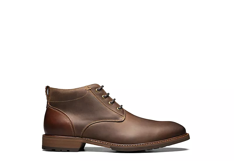 Florsheim Mens Lodge Plain Toe Chukka Boot - Brown 2 Florsheim Mens Lodge Plain Toe Chukka Boot - Brown - Image 2