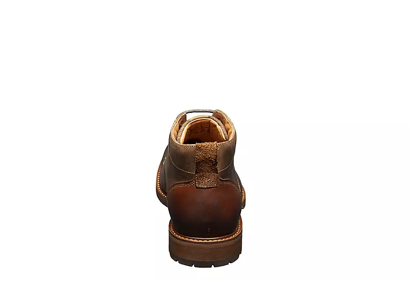 Florsheim Mens Lodge Plain Toe Chukka Boot - Brown 5 Florsheim Mens Lodge Plain Toe Chukka Boot - Brown - Image 5