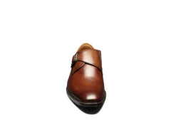 Florsheim Mens Sorrento Plain Toe Single Monk Strap Oxford - Cognac -Boot Shoes store US 01 500807 02