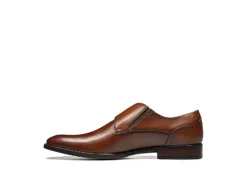 Florsheim Mens Sorrento Plain Toe Single Monk Strap Oxford - Cognac -Boot Shoes store US 01 500807 03