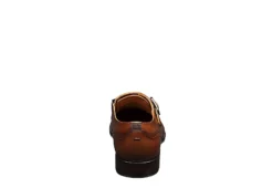 Florsheim Mens Sorrento Plain Toe Single Monk Strap Oxford - Cognac -Boot Shoes store US 01 500807 04