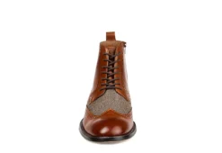 Thomas & Vine Mens Jarett Lace-up Boot - Cognac -Boot Shoes store US 01 500950 02