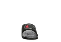 Champion Mens Mega Slide Big C Slide Sandal - Black -Boot Shoes store US 01 501319 02
