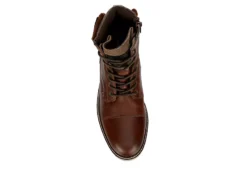 Franco Fortini Mens Wyatt Lace-up Boot - Brown -Boot Shoes store US 01 501325 05