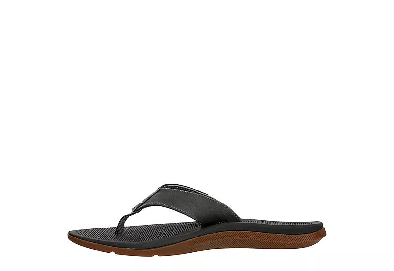 Reef Mens Santa Ana Flip Flop Sandal - Grey 4 Reef Mens Santa Ana Flip Flop Sandal - Grey - Image 4