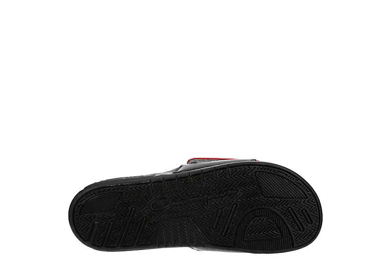 Champion Mens Vital Foam Slide Sandal - Black 7 Champion Mens Vital Foam Slide Sandal - Black - Image 7