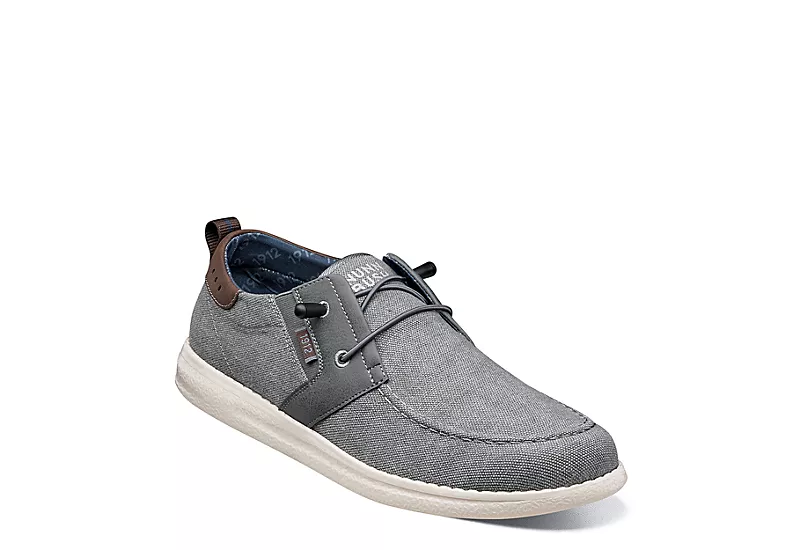 Nunn Bush Mens Brewski Slip On Sneaker - Grey 1 Nunn Bush Mens Brewski Slip On Sneaker - Grey