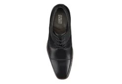 Johnston & Murphy Mens Archer Cap Toe Oxford - Black -Boot Shoes store US 01 501385 04