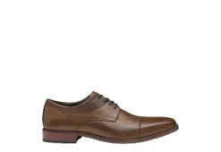 Johnston & Murphy Mens Archer Cap Toe Oxford - Cognac -Boot Shoes store US 01 501386 01
