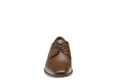 Johnston & Murphy Mens Archer Cap Toe Oxford - Cognac -Boot Shoes store US 01 501386 02