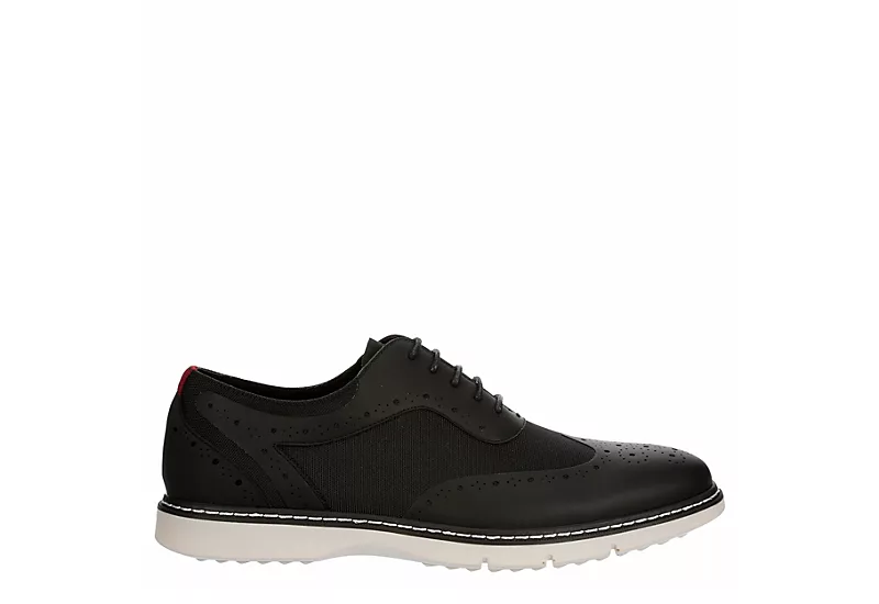 Stacy Adams Mens Summit Wingtip Lace-up Oxford - Black 2 Stacy Adams Mens Summit Wingtip Lace-up Oxford - Black - Image 2