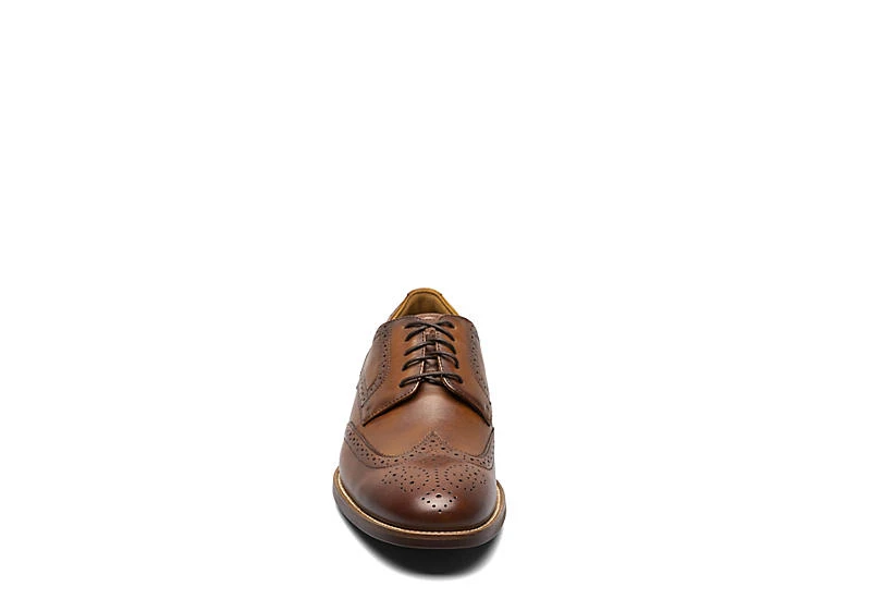 Florsheim Mens Rucci Wingtip Oxford - Cognac 3 Florsheim Mens Rucci Wingtip Oxford - Cognac - Image 3
