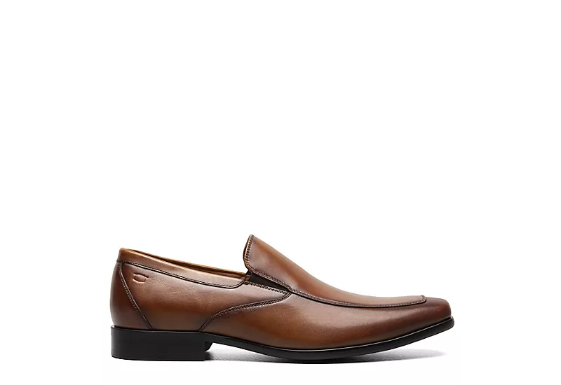 Florsheim Mens Postino Moc Toe Venetian Slip On Oxford - Cognac 2 Florsheim Mens Postino Moc Toe Venetian Slip On Oxford - Cognac - Image 2